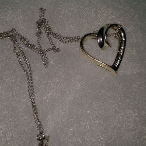 none Jewelry - Inscribed Sterling silver heart, with 26 in chain none Jewelry - Inscribed Sterling silver heart, with 26 in chain